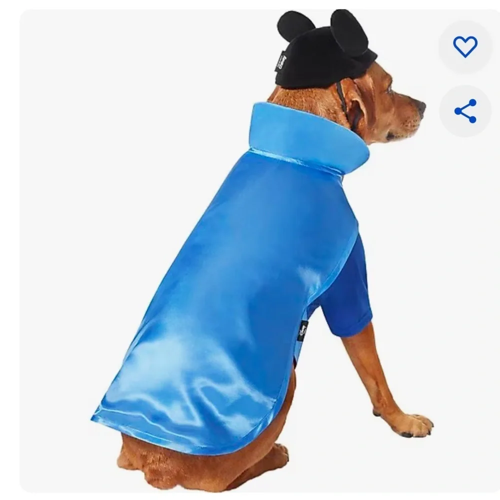 NWT Disney Mickey Vampire Dog Costume XXL